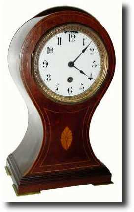 C.1890, Boston Clock Co., balloon shelf clock — Antique Clocks Price Guide