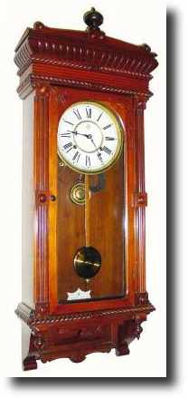 C.1891, Waterbury Clock Co., "LEEDS", wall clock — Antique Clocks Price Guide