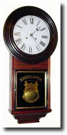 C.1880, Welch, Spring and Co., "Regulator No. 3" wall clock — Antique Clocks Price Guide