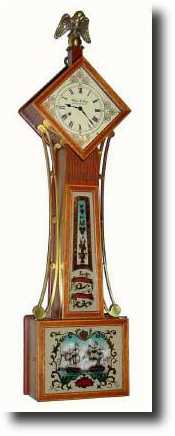 C.1995, Wayne Cline, Bowling Green wall clock — Antique Clocks Price Guide