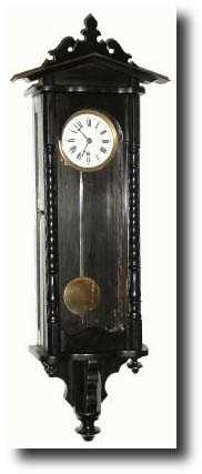 C.1825, Austrian, Miniature 2-day Silk Sus-pension, spring regulator wall clock — Antique Clocks Price Guide