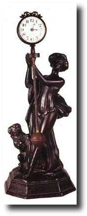 C.1900, Swiss, Mobile Watch Co. "Oscillator" swinging mystery shelf clock — Antique Clocks Price Guide