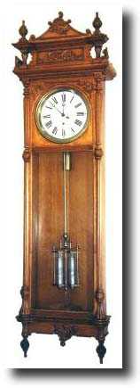 C.1903, Waterbury Clock Co., "Regulator No. 65" in oak — Antique Clocks Price Guide