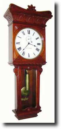 C.1905, Seth Thomas, "Regulator No. 7" wall clock — Antique Clocks Price Guide