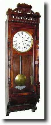 C.1904, Ansonia Clock Co., "Santa Fe" wall clock — Antique Clocks Price Guide
