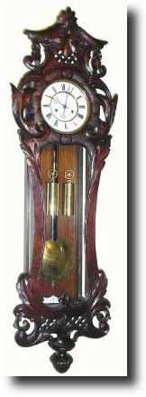 C.1860, German, 2-Weight Vienna Style regulator wall clock — Antique Clocks Price Guide