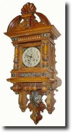 C.1900, German, Lenzkirch free swinger wall clock — Antique Clocks Price Guide
