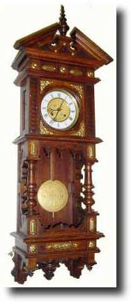 C.1890, German, Unsigned, Small Balcony clock — Antique Clocks Price Guide