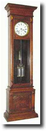 C.1905, Waterbury Clock Co., "Regulator No. 71" longcase clock — Antique Clocks Price Guide