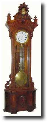 C.1881, Wm.L. Gilbert, "Regulator No. 7" longcase clock — Antique Clocks Price Guide