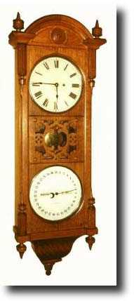 C.1875, Seth Thomas, "Office Calendar No. 10" wall clock — Antique Clocks Price Guide