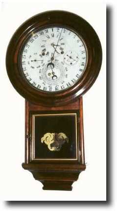 C.1880, "Gale Drop Calendar No. 1" wall clock — Antique Clocks Price Guide