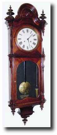 C.1885, Welch, Spring and Co., "Regulator No. 5, B.W." wall clock — Antique Clocks Price Guide
