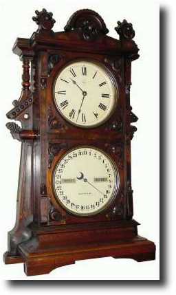 C.1886, Seth Thomas, "Parlor Calendar No. 9" shelf clock — Antique Clocks Price Guide