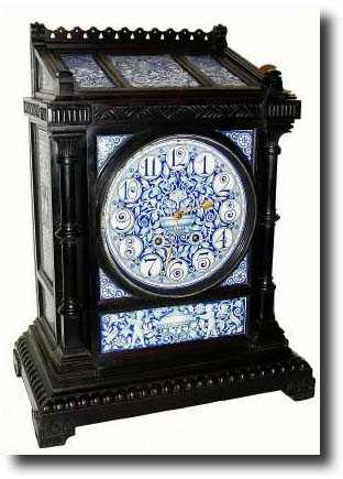 C.1890, French decorative shelf clock — Antique Clocks Price Guide