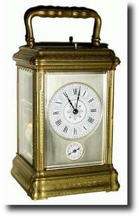 C.1880, French, Brass Cased Grand Sonnerie Carriage clock — Antique Clocks Price Guide