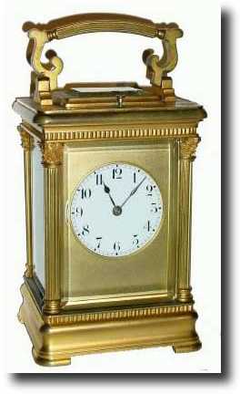 C.1900, Brass Cased Carriage Clock — Antique Clocks Price Guide