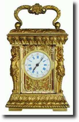 C.1890, French, Miniature Carriage clock — Antique Clocks Price Guide