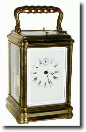 C.1875, French, Soldano, Gorge Cased carriage clock — Antique Clocks Price Guide