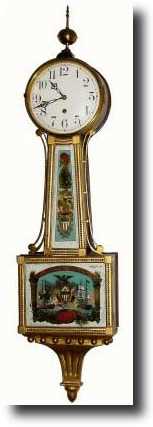 C.1910, Waterbury "Willard No. 3" banjo clock — Antique Clocks Price Guide