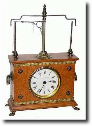 C.1884, Jerome and Co., No. 5107 Flying Pendulum Clock — Antique Clocks Price Guide