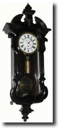 C.1860, Budapest, Vienna Regulator wall clock "Dwarf" — Antique Clocks Price Guide