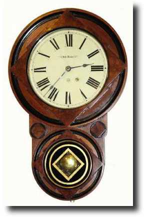 C.1884, Seth Thomas, "SIGNET", walnut wall clock — Antique Clocks Price Guide