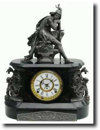 C.1878, F. Kroeber, New York, SAXONIA, a large figural clock — Antique Clocks Price Guide
