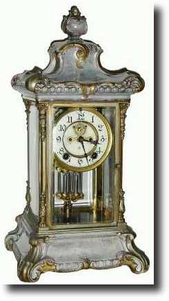C.1915, Ansonia, Crystal Regulator No. 3 shelf clock — Antique Clocks Price Guide