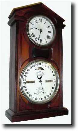C.1874, Ithaca Calendar Clock Co., No. 7 Shelf Cottage clock — Antique Clocks Price Guide