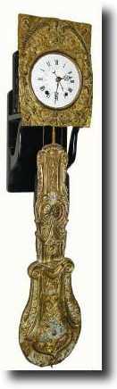 C.1875, French, Morbier, 2-Weight Wag on the Wall clock — Antique Clocks Price Guide