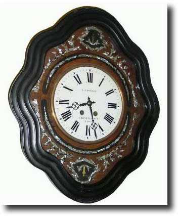 C.1875, French, Picture Frame clock, — Antique Clocks Price Guide