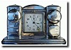 C.1910, Darche Mfg. Co., "Flashlight Electric Alarm Bank and Call clock".