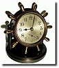 C.1950, Chelsea, 8-day Bronze Desk clock