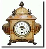 C.1890, Boston Clock Co., Marble and Bronze shelf clock