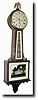 C.1929, New Haven Clock Co., "Willard" variant Banjo Clock
