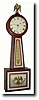 C.1840, Banjo, wall clock