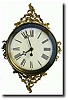 C.1900, French, gallery wall clock