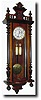C.1909, German, Gustav Becker, 2-Weight Wall regulator