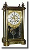 C.1880, Ansonia Clock Co., "Symbol Extra" Crystal Regulator shelf clock