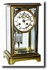 C.1895, French, Crystal Regulator shelf clock