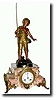 C.1890, French figural clock, shelf clock