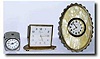 A lot of 3 novelty boudoir clocks