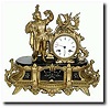 C.1890, French figural clock, shelf clock