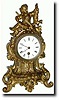C.1890, French Figural clock, "Rabbit Hunter" shelf clock