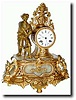 C.1890, French figural clock shelf clock
