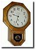 C.1900, Seth Thomas Clock Co. 12 inch drop octagon wall clock
