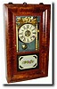 C.1843, J.J. and W. Beals, 8-day OG wall clock