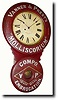 C.1890, Baird Clock Co., advertising wall clock