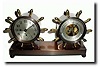 C.1937, Chelsea, Clock and Barometer desk set